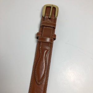 Men’s leather dress belt